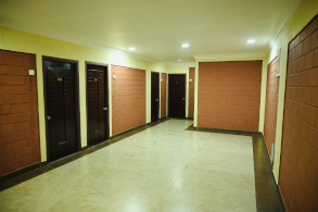 Lobby area at Hotel Parijatha Inn Dharmasthala
